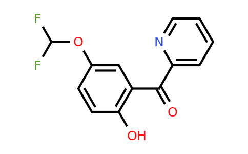 1261677-67-1 | 2-(5-(Difluoromethoxy)-2-hydroxybenzoyl)pyridine