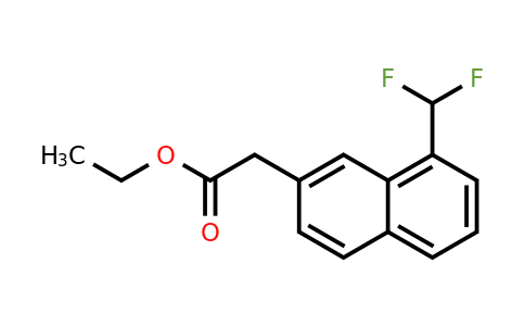 1261677-76-2 | Ethyl 1-(difluoromethyl)naphthalene-7-acetate