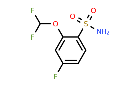 1261677-84-2 | 2-(Difluoromethoxy)-4-fluorobenzenesulfonamide