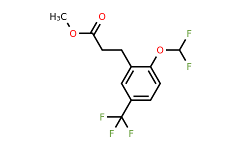 1261677-94-4 | Methyl 3-(2'-(difluoromethoxy)-5'-(trifluoromethyl)phenyl)propionate