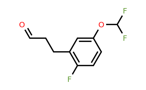 1261678-03-8 | 3-(5'-(Difluoromethoxy)-2'-fluorophenyl)propionaldehyde