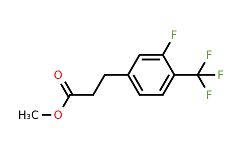 1261678-12-9 | Methyl 3-(3'-fluoro-4'-(trifluoromethyl)phenyl)propionate