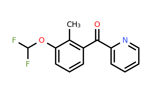 1261678-15-2 | 2-(3-(Difluoromethoxy)-2-methylbenzoyl)pyridine