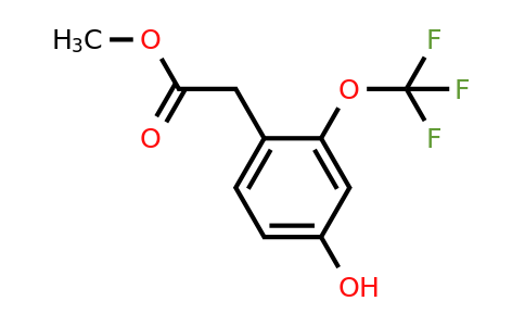 1261678-20-9 | Methyl 4-hydroxy-2-(trifluoromethoxy)phenylacetate