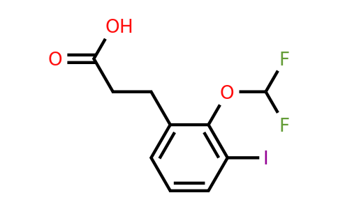 1261678-23-2 | 3-(2'-(Difluoromethoxy)-3'-iodophenyl)propionic acid