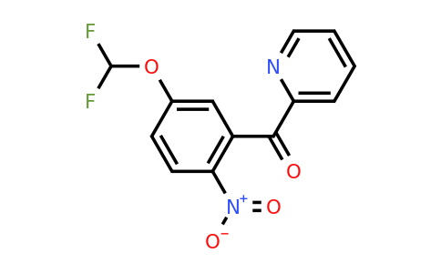 1261678-39-0 | 2-(5-(Difluoromethoxy)-2-nitrobenzoyl)pyridine