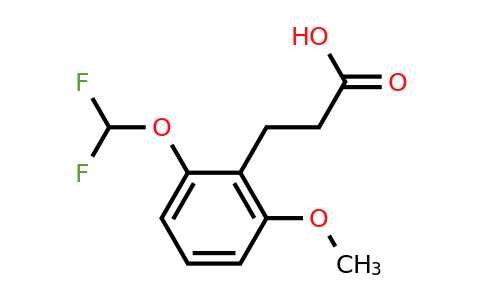 1261678-42-5 | 3-(2'-(Difluoromethoxy)-6'-methoxyphenyl)propionic acid