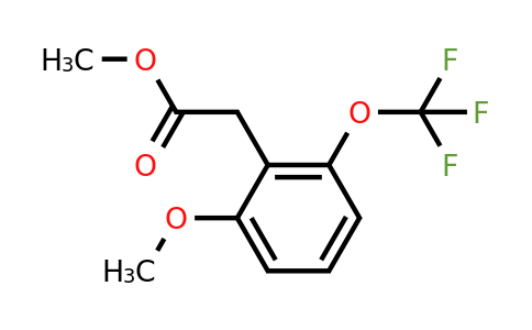 1261678-57-2 | Methyl 2-methoxy-6-(trifluoromethoxy)phenylacetate