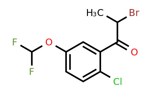 1261678-81-2 | 2-Bromo-2'-chloro-5'-(difluoromethoxy)propiophenone