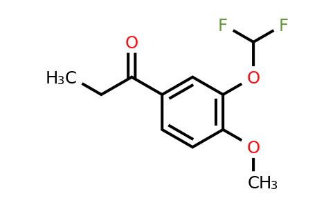 1261678-87-8 | 3'-(Difluoromethoxy)-4'-methoxypropiophenone