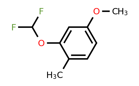 1261678-99-2 | 2-(Difluoromethoxy)-4-methoxytoluene