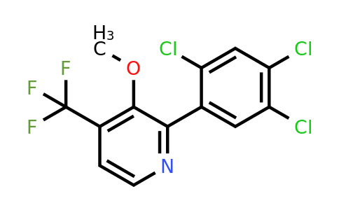 1261679-14-4 | 3-Methoxy-2-(2,4,5-trichlorophenyl)-4-(trifluoromethyl)pyridine
