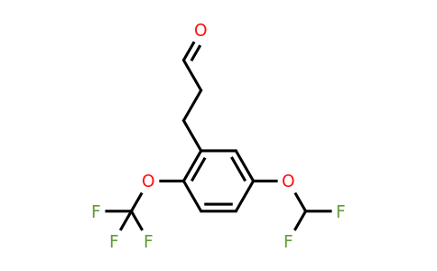 1261679-39-3 | 3-(5'-(Difluoromethoxy)-2'-(trifluoromethoxy)phenyl)propionaldehyde