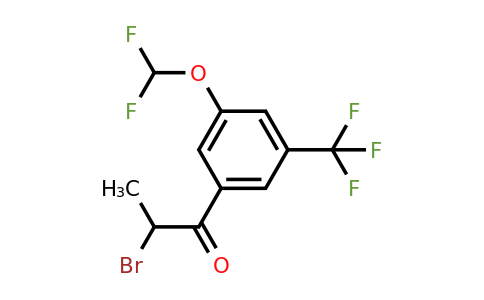 1261679-58-6 | 2-Bromo-3'-(difluoromethoxy)-5'-(trifluoromethyl)propiophenone