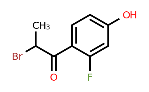1261679-99-5 | 2-Bromo-2'-fluoro-4'-hydroxypropiophenone
