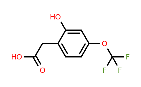 1261680-02-7 | 2-Hydroxy-4-(trifluoromethoxy)phenylacetic acid