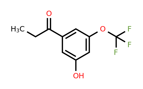 1261680-16-3 | 3'-Hydroxy-5'-(trifluoromethoxy)propiophenone