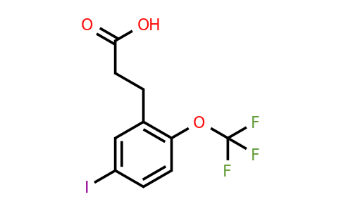 1261681-00-8 | 3-(5'-Iodo-2'-(trifluoromethoxy)phenyl)propionic acid