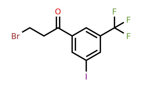 1261681-36-0 | 3-Bromo-3'-iodo-5'-(trifluoromethyl)propiophenone