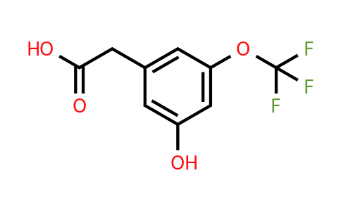 1261681-69-9 | 3-Hydroxy-5-(trifluoromethoxy)phenylacetic acid
