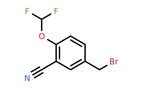 1261681-70-2 | 5-(Bromomethyl)-2-(difluoromethoxy)benzonitrile