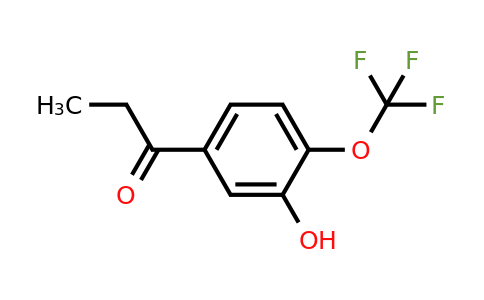 1261681-72-4 | 3'-Hydroxy-4'-(trifluoromethoxy)propiophenone