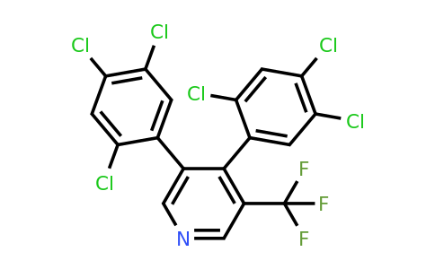 1261682-05-6 | 3,4-Bis(2,4,5-trichlorophenyl)-5-(trifluoromethyl)pyridine