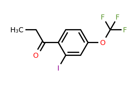 1261682-18-1 | 2'-Iodo-4'-(trifluoromethoxy)propiophenone
