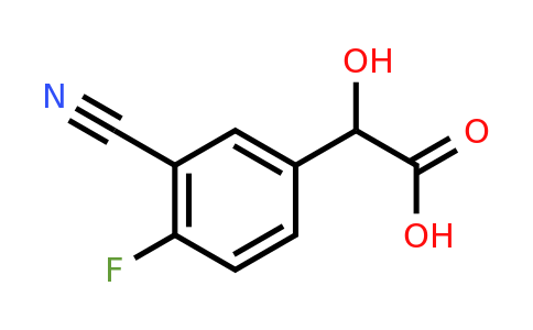 1261682-64-7 | 3-Cyano-4-fluoromandelic acid
