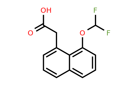1261682-80-7 | 1-(Difluoromethoxy)naphthalene-8-acetic acid