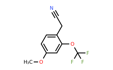 1261682-93-2 | 4-Methoxy-2-(trifluoromethoxy)phenylacetonitrile
