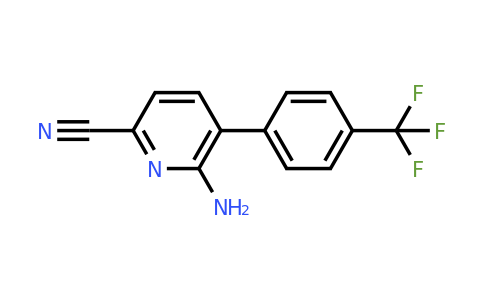 1261683-06-0 | 6-Amino-5-(4-(trifluoromethyl)phenyl)picolinonitrile