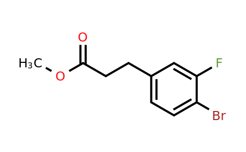 1261683-21-9 | Methyl 3-(4'-bromo-3'-fluorophenyl)propionate