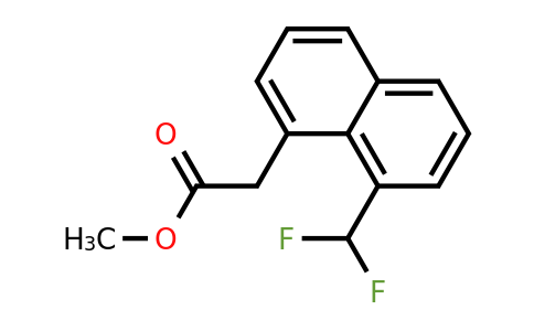 1261683-48-0 | Methyl 1-(difluoromethyl)naphthalene-8-acetate