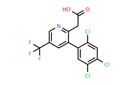 1261683-91-3 | 3-(2,4,5-Trichlorophenyl)-5-(trifluoromethyl)pyridine-2-acetic acid