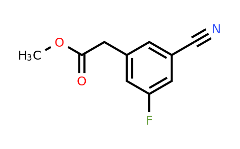 1261684-36-9 | Methyl 3-cyano-5-fluorophenylacetate