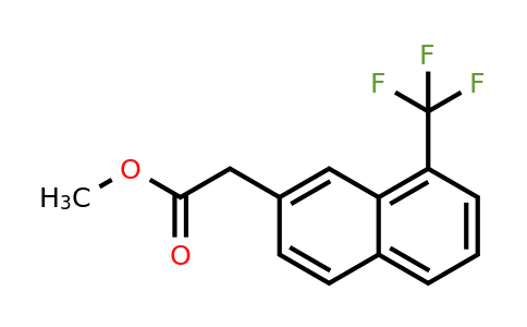 1261684-52-9 | Methyl 1-(trifluoromethyl)naphthalene-7-acetate