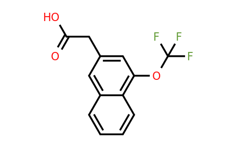 1261684-58-5 | 1-(Trifluoromethoxy)naphthalene-3-acetic acid