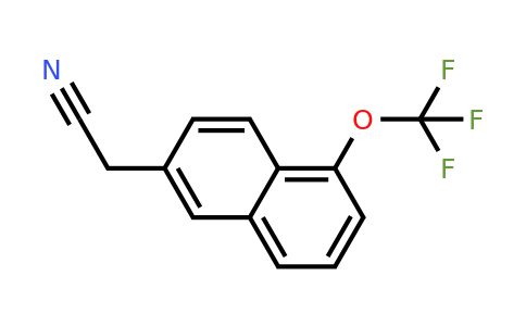 1261684-60-9 | 1-(Trifluoromethoxy)naphthalene-6-acetonitrile