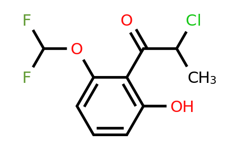 1261685-31-7 | 2-Chloro-2'-(difluoromethoxy)-6'-hydroxypropiophenone