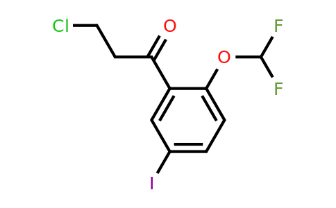 1261685-43-1 | 3-Chloro-2'-(difluoromethoxy)-5'-iodopropiophenone