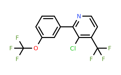 1261685-71-5 | 3-Chloro-2-(3-(trifluoromethoxy)phenyl)-4-(trifluoromethyl)pyridine