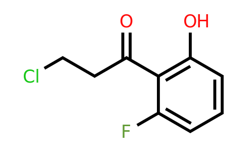 1261685-76-0 | 3-Chloro-2'-fluoro-6'-hydroxypropiophenone