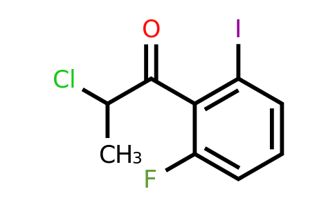 1261685-80-6 | 2-Chloro-2'-fluoro-6'-iodopropiophenone