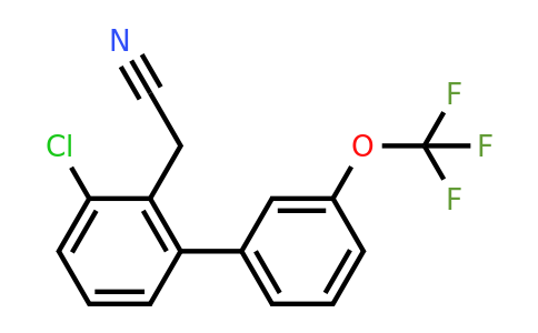 1261685-81-7 | 3-Chloro-3'-(trifluoromethoxy)biphenyl-2-acetonitrile