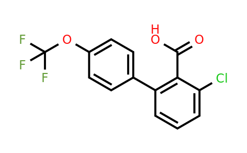 1261686-22-9 | 6-Chloro-2-(4-trifluoromethoxyphenyl)benzoic acid
