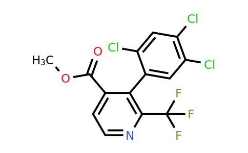 1261686-90-1 | Methyl 3-(2,4,5-trichlorophenyl)-2-(trifluoromethyl)isonicotinate
