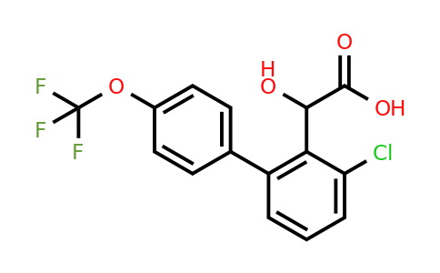 1261687-17-5 | (3-Chloro-4'-(trifluoromethoxy)biphenyl-2-yl)-hydroxyacetic acid