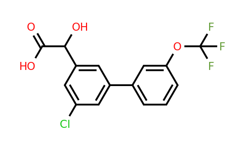 1261687-24-4 | (5-Chloro-3'-(trifluoromethoxy)biphenyl-3-yl)-hydroxyacetic acid