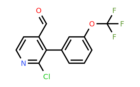 1261687-41-5 | 2-Chloro-3-(3-(trifluoromethoxy)phenyl)isonicotinaldehyde